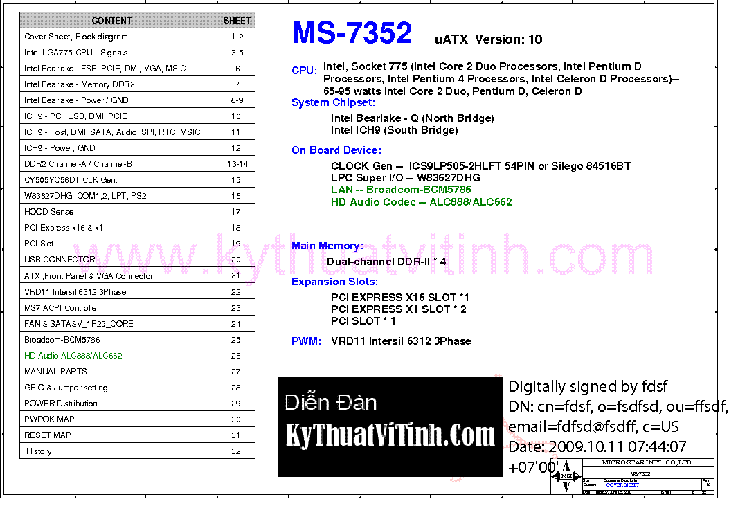 Msi ms-7352 drivers for mac